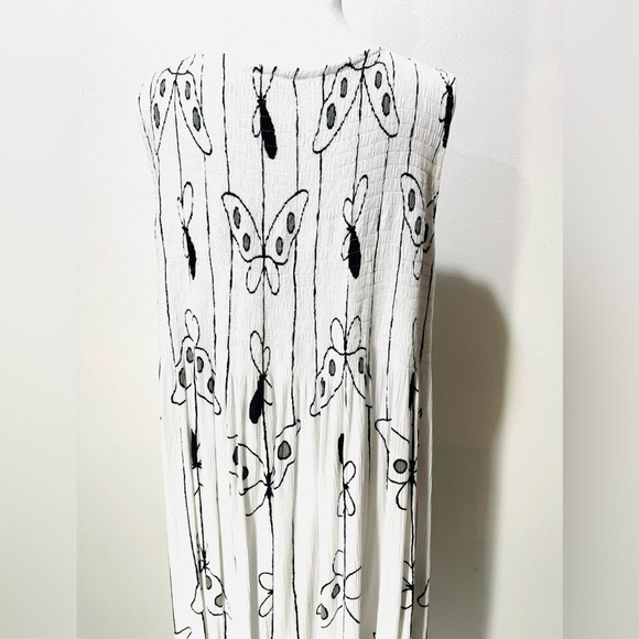 Mirror Image dress butterflies white casual beach resort summer Women’s XL - Picture 6 of 7
